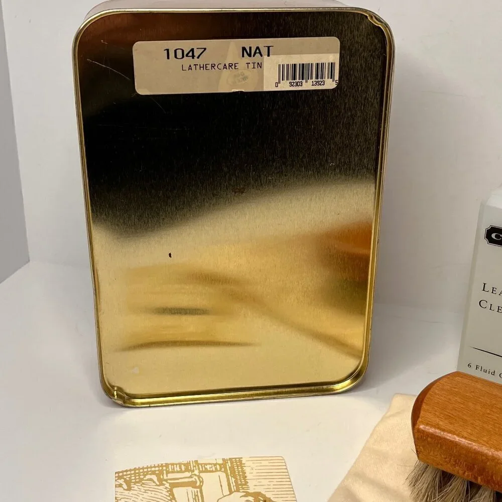 Vintage Coach Leather Cleaning and Care Collection Tin #1047 - Picture 8 of 8